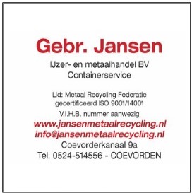 Logo-Gebroeders Jansen, ijzer en metaalhandel